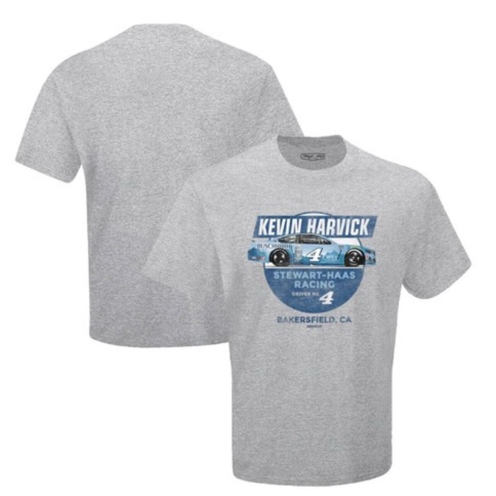 New Kevin Harvick Stewart-Haas Racing Nascar Large Shirt #4 Bakersfield Cali
